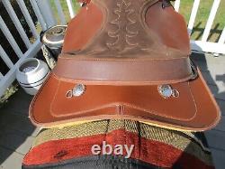 16'' Brown Wintec Western trail saddle QH BARS