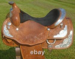 16 CIRCLE Y Beautiful LOADED Silver Equitation Show SaddleGREAT CONDSQH Bars