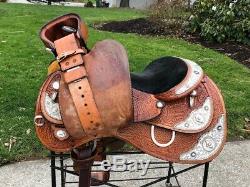 16 CIRCLE Y Golden Star Select Western Pleasure Show Horse Saddle