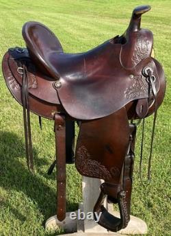 16 CIRCLE Y High QUALITY Working Ranch Trail SaddleHEAVYDUTYHigh Back A Fork 16 CIRCLE Y High QUALITY Working Ranch Trail SaddleHEAVYDUTYHigh Back A Fork