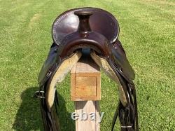 16 CIRCLE Y High QUALITY Working Ranch Trail SaddleHEAVYDUTYHigh Back A Fork