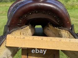 16 CIRCLE Y High QUALITY Working Ranch Trail SaddleHEAVYDUTYHigh Back A Fork
