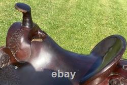 16 CIRCLE Y High QUALITY Working Ranch Trail SaddleHEAVYDUTYHigh Back A Fork
