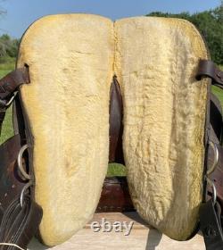 16 CIRCLE Y High QUALITY Working Ranch Trail SaddleHEAVYDUTYHigh Back A Fork