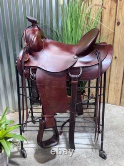 16 COLORADO SADDLERY Slick Seat Western Ranch Saddle BUTTER SOFT NICE