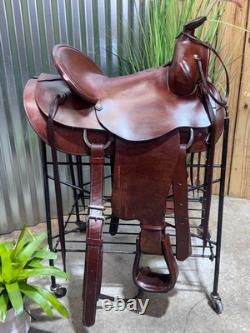16 COLORADO SADDLERY Slick Seat Western Ranch Saddle BUTTER SOFT NICE