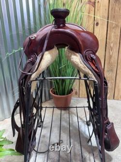 16 COLORADO SADDLERY Slick Seat Western Ranch Saddle BUTTER SOFT NICE