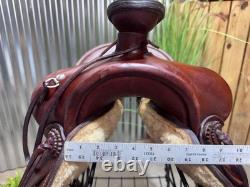 16 COLORADO SADDLERY Slick Seat Western Ranch Saddle BUTTER SOFT NICE