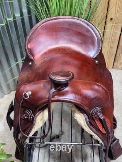 16 COLORADO SADDLERY Slick Seat Western Ranch Saddle BUTTER SOFT NICE