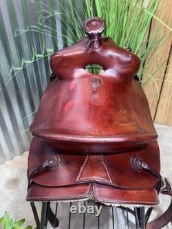 16 COLORADO SADDLERY Slick Seat Western Ranch Saddle BUTTER SOFT NICE