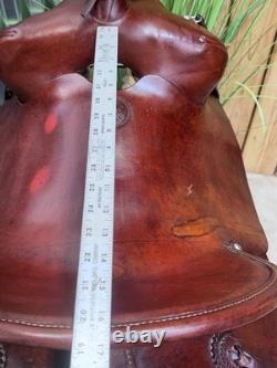 16 COLORADO SADDLERY Slick Seat Western Ranch Saddle BUTTER SOFT NICE