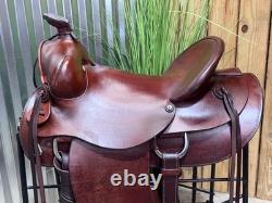 16 COLORADO SADDLERY Slick Seat Western Ranch Saddle BUTTER SOFT NICE