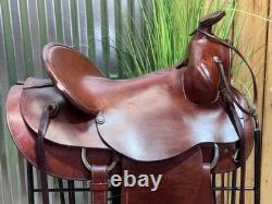 16 COLORADO SADDLERY Slick Seat Western Ranch Saddle BUTTER SOFT NICE