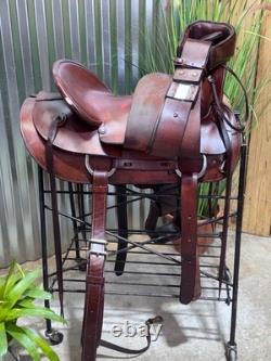 16 COLORADO SADDLERY Slick Seat Western Ranch Saddle BUTTER SOFT NICE