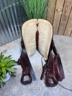 16 COLORADO SADDLERY Slick Seat Western Ranch Saddle BUTTER SOFT NICE