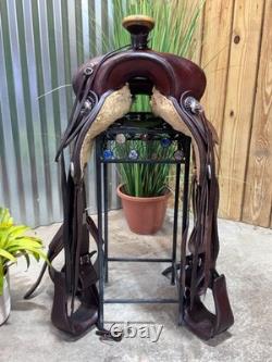 16 COLORADO SADDLERY Western Ranch Saddle J. Watt Conchos SUPER NICE
