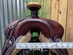 16 COLORADO SADDLERY Western Ranch Saddle J. Watt Conchos SUPER NICE