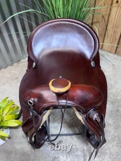 16 COLORADO SADDLERY Western Ranch Saddle J. Watt Conchos SUPER NICE