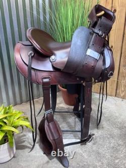 16 COLORADO SADDLERY Western Ranch Saddle J. Watt Conchos SUPER NICE