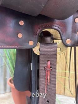 16 COLORADO SADDLERY Western Ranch Saddle J. Watt Conchos SUPER NICE
