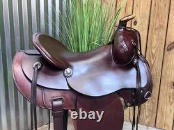 16 COLORADO SADDLERY Western Ranch Saddle J. Watt Conchos SUPER NICE