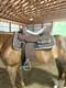 16 Chocolate Western Roughout Saddle