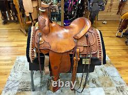 16 Circle Y A Fork Western Roping Saddle