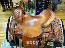 16 Circle Y A Fork Western Roping Saddle