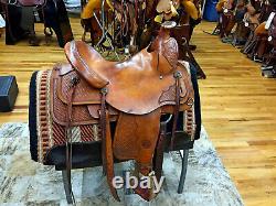 16 Circle Y A Fork Western Roping Saddle