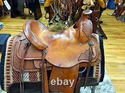 16 Circle Y A Fork Western Roping Saddle