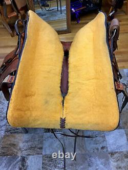 16 Circle Y A Fork Western Roping Saddle