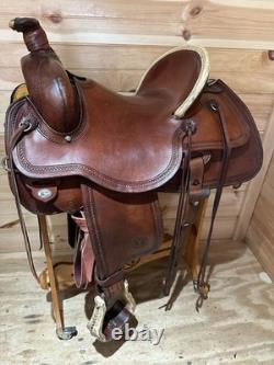 16 Circle Y All-Around Ranch Roper Western Saddle Model 1124