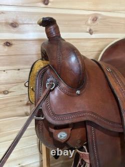 16 Circle Y All-Around Ranch Roper Western Saddle Model 1124