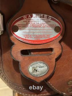 16 Circle Y All-Around Ranch Roper Western Saddle Model 1124