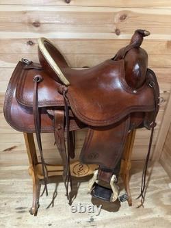 16 Circle Y All-Around Ranch Roper Western Saddle Model 1124