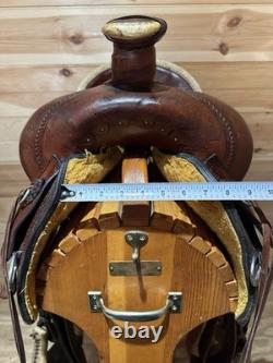 16 Circle Y All-Around Ranch Roper Western Saddle Model 1124