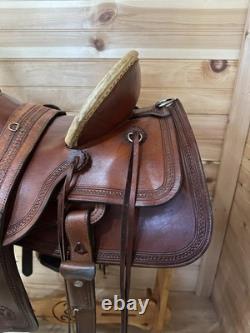 16 Circle Y All-Around Ranch Roper Western Saddle Model 1124