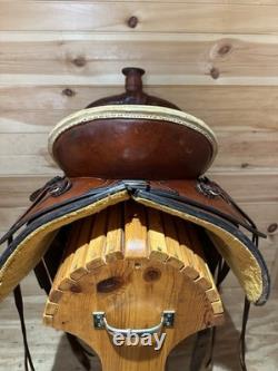 16 Circle Y All-Around Ranch Roper Western Saddle Model 1124