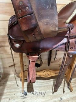 16 Circle Y All-Around Ranch Roper Western Saddle Model 1124