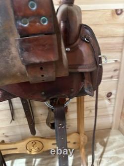 16 Circle Y All-Around Ranch Roper Western Saddle Model 1124