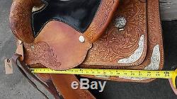 16 Circle Y Brand Made In Shiner, Tx Show Pleasure Saddle