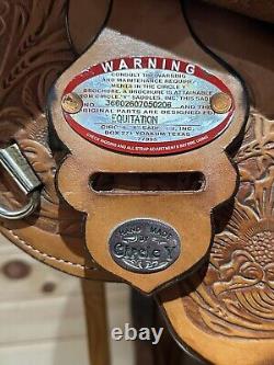 16 Circle Y Equitation Show Western Saddle Model 3660