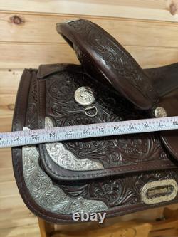 16 Circle Y Equitation Western Show Saddle Model 3974