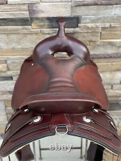 16 Circle Y Flex 2 Western Trail Saddle- Whoa! Clean