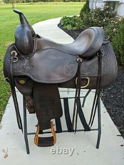 16 Circle Y Flex-Lite Western Trail Saddle