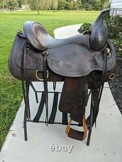 16 Circle Y Flex-Lite Western Trail Saddle