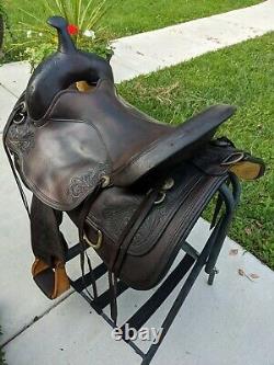 16 Circle Y Flex-Lite Western Trail Saddle