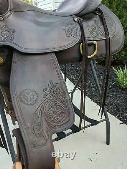 16 Circle Y Flex-Lite Western Trail Saddle