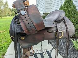 16 Circle Y Flex-Lite Western Trail Saddle