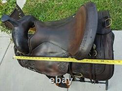 16 Circle Y Flex-Lite Western Trail Saddle